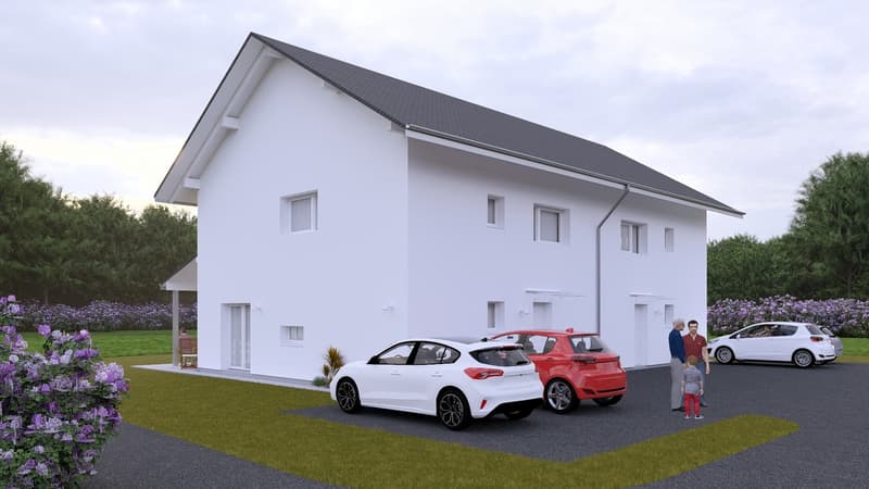 Villa familiale neuve de 5 pces à Champtauroz / VD (2)