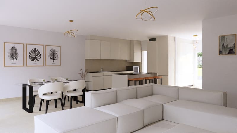 Villas familiales de 5.5 pces avec vue sur le lac à Meyriez / FR (2)