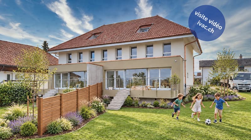 Villas familiales de 5.5 pces avec vue sur le lac à Meyriez / FR (1)