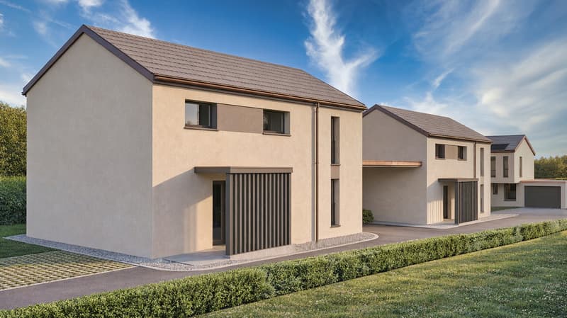 2 villas familiales neuves à Vesin (Cugy) / FR (3)
