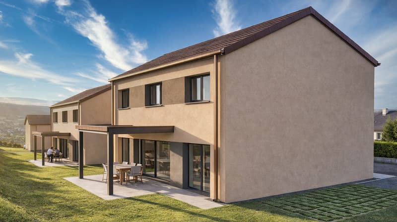 2 villas familiales neuves à Vesin (Cugy) / FR (2)
