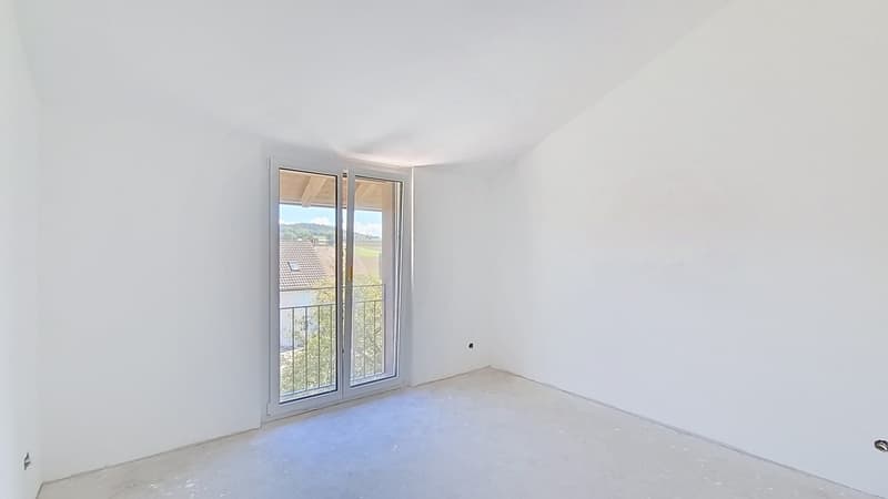 3 villas contiguës 5.5 pces avec jardin privatif à Dompierre / FR (10)