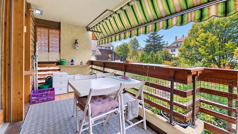 Balcon / accès jardin