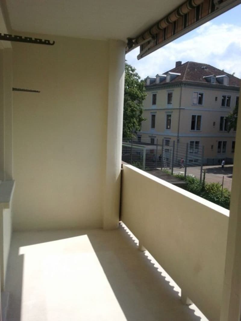 sonniger Balkon