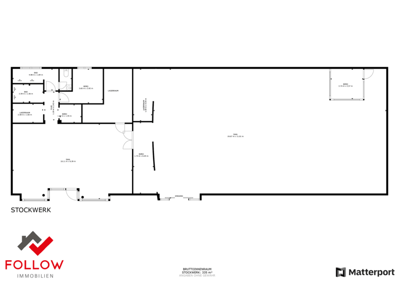 Grundriss EG Ladenfläche