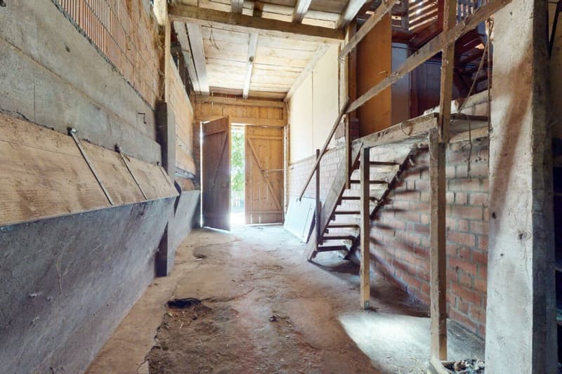 Ancienne ferme nécessitant d'importants travaux de rénovation avec partie rurale en zone agricole (13)