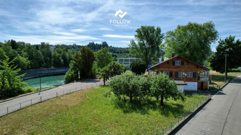 Liebhaberobjekt an absoluter Premiumlage: Chalet mit grossem Grundstück direkt an der Aare (20)