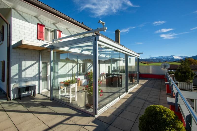 Charmante Wohnhaushälfte mit Werkstatt und Alpenpanorama (4)