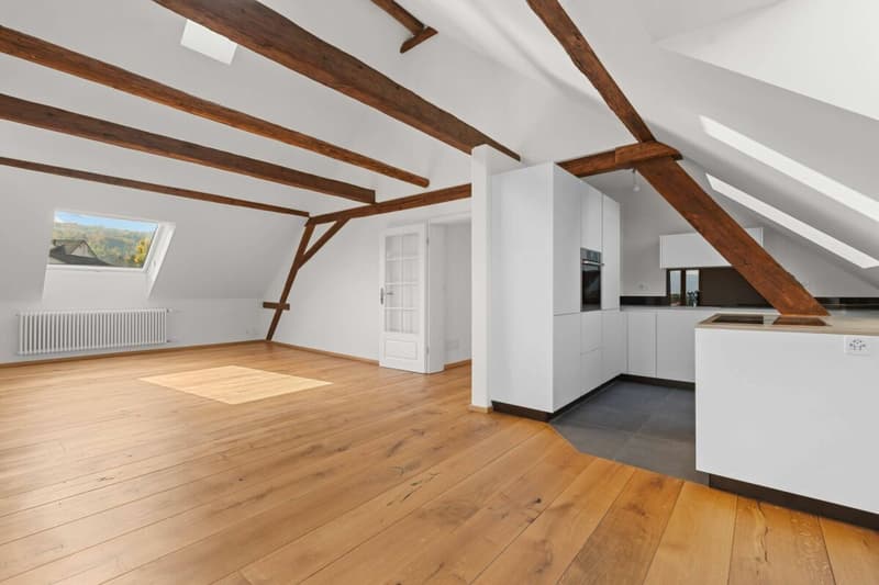 Mehrgeschossige Dachwohnung mit Balkon und fantastischer Aussicht! (2)