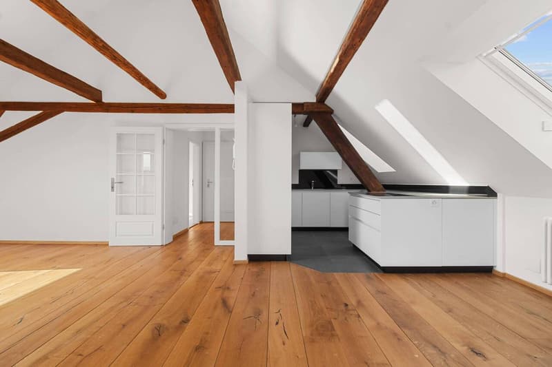 Mehrgeschossige Dachwohnung mit Balkon und fantastischer Aussicht! (1)