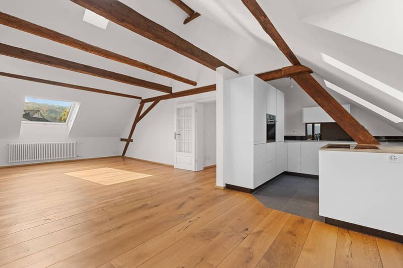 Mehrgeschossige Dachwohnung mit Balkon und fantastischer Aussicht! (2)