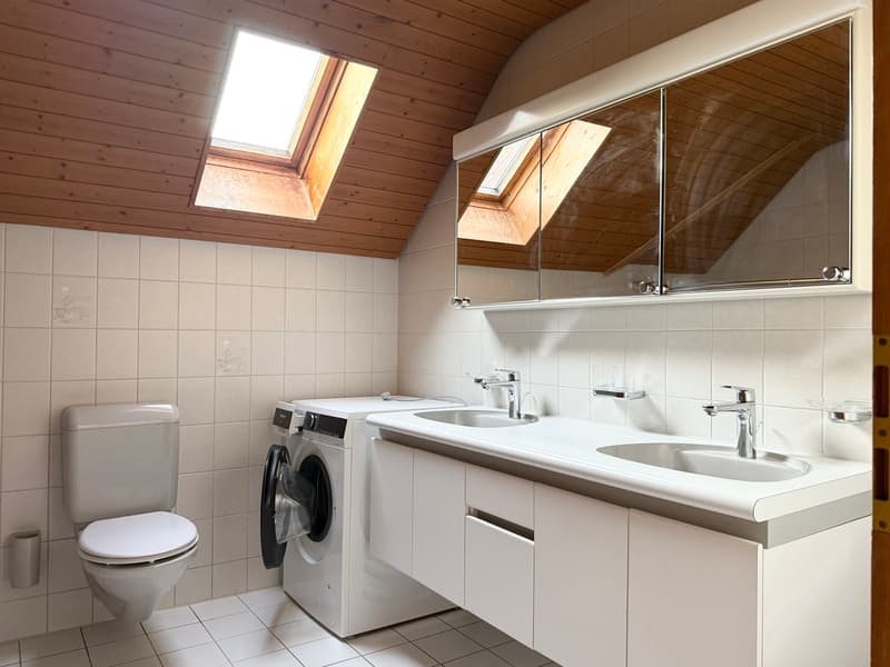 Idyllische Dachwohnung mit zwei Balkonen ! (10)