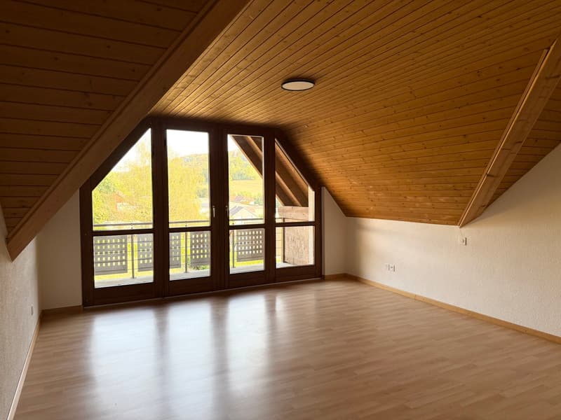 Idyllische Dachwohnung mit zwei Balkonen ! (7)
