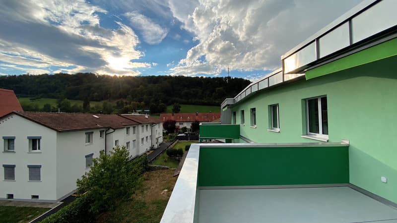 Moderne 3.5-Zimmer-Wohnung mit Dachfenstern und grossem Balkon (5)