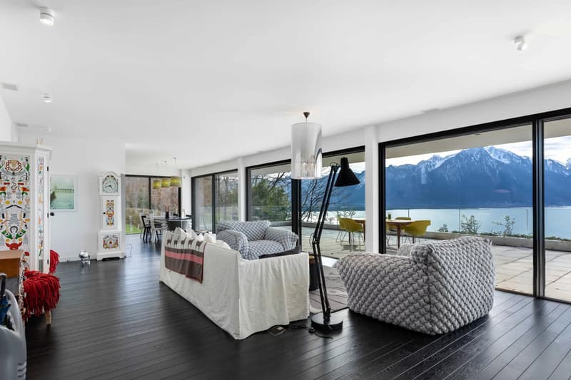 Superbe duplex de 5,5 pièces surplomblant le bassin lémanique (5)