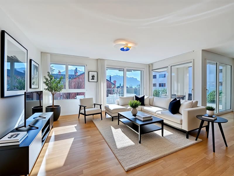 Bel appartement de 4,5 pièces à deux pas du lac (2)