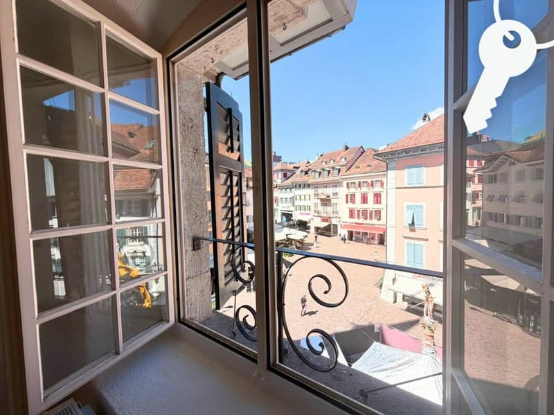 Blick auf den Marktplatz
