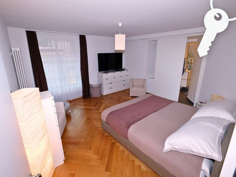 Schlafzimmer mit direktem Duschbadzugang