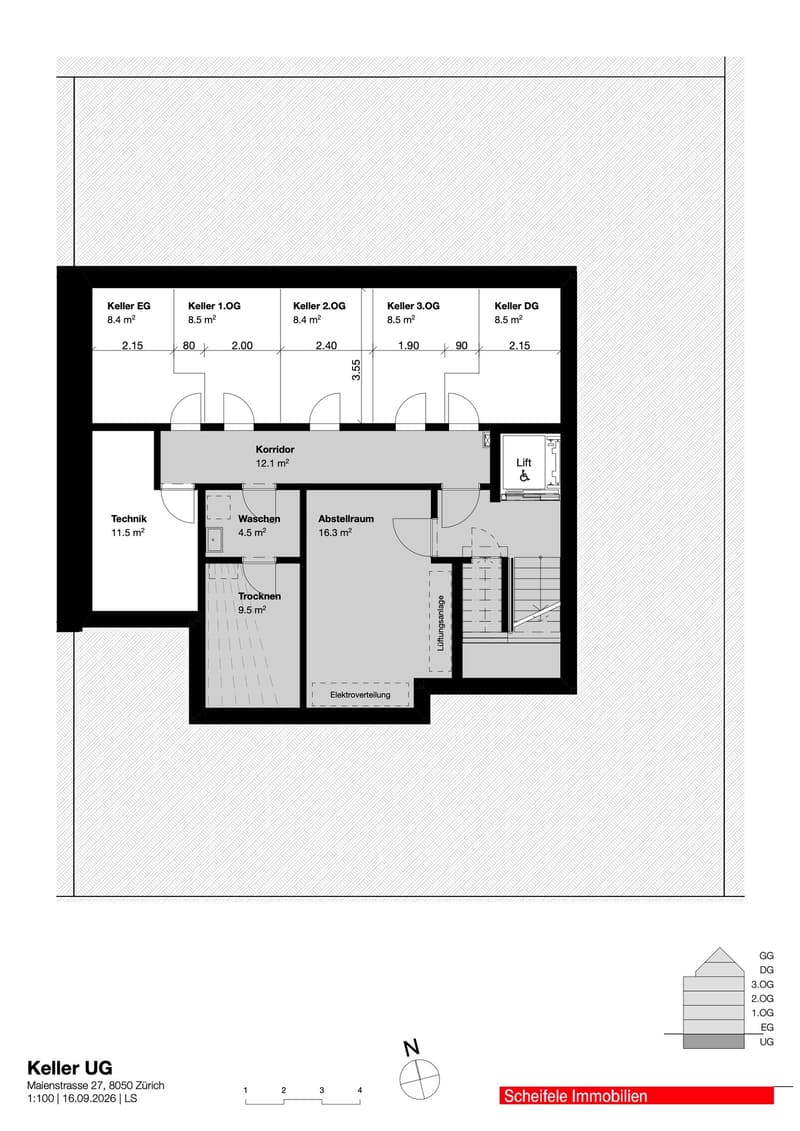 Charmante 1.5-Zimmer-Dachwohnung mit Terrasse in Zürich-Affoltern (4)