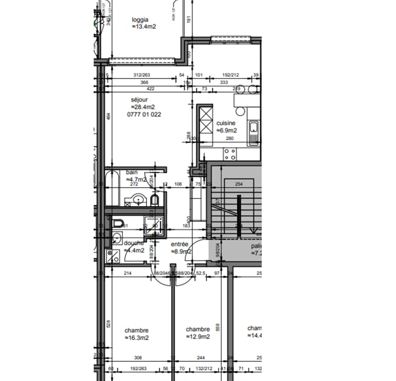 Appartement, 4.5 pièce(s) (2)
