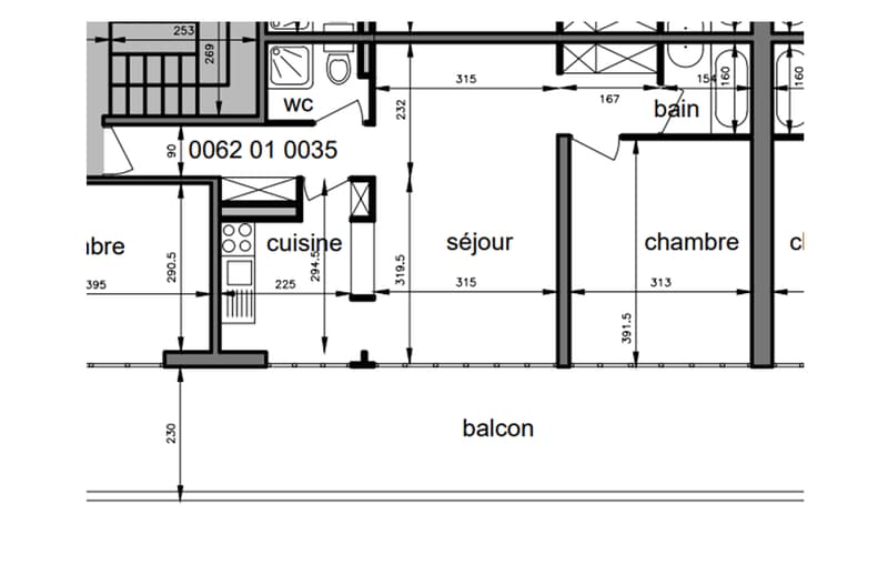 Appartement, 2 pièce(s) (2)