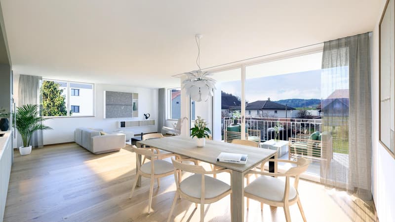 4,5 pièces neuf | Centre du village (5)