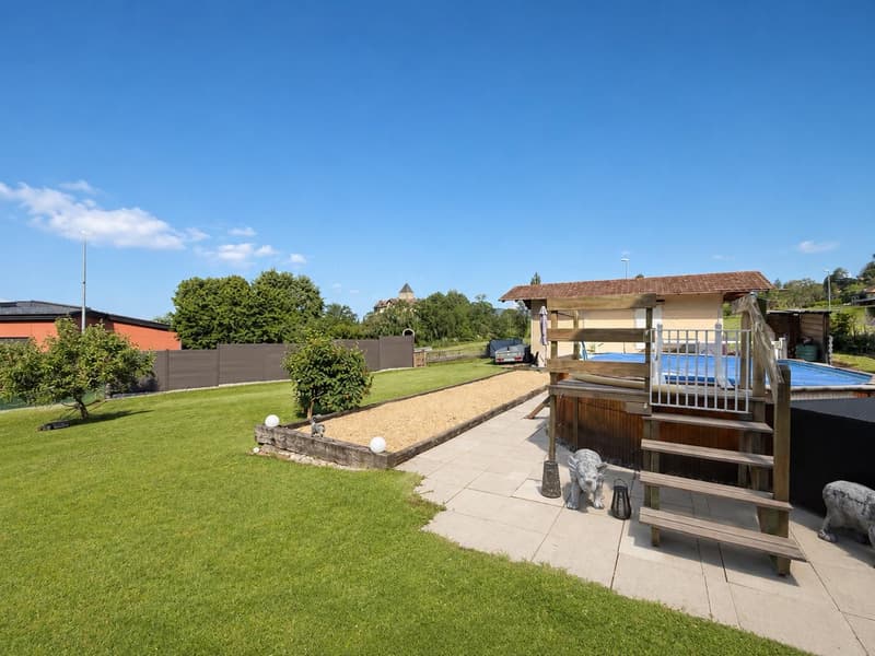 Maison villageoise traversante | Grand jardin | Coeur de Blonay (3)