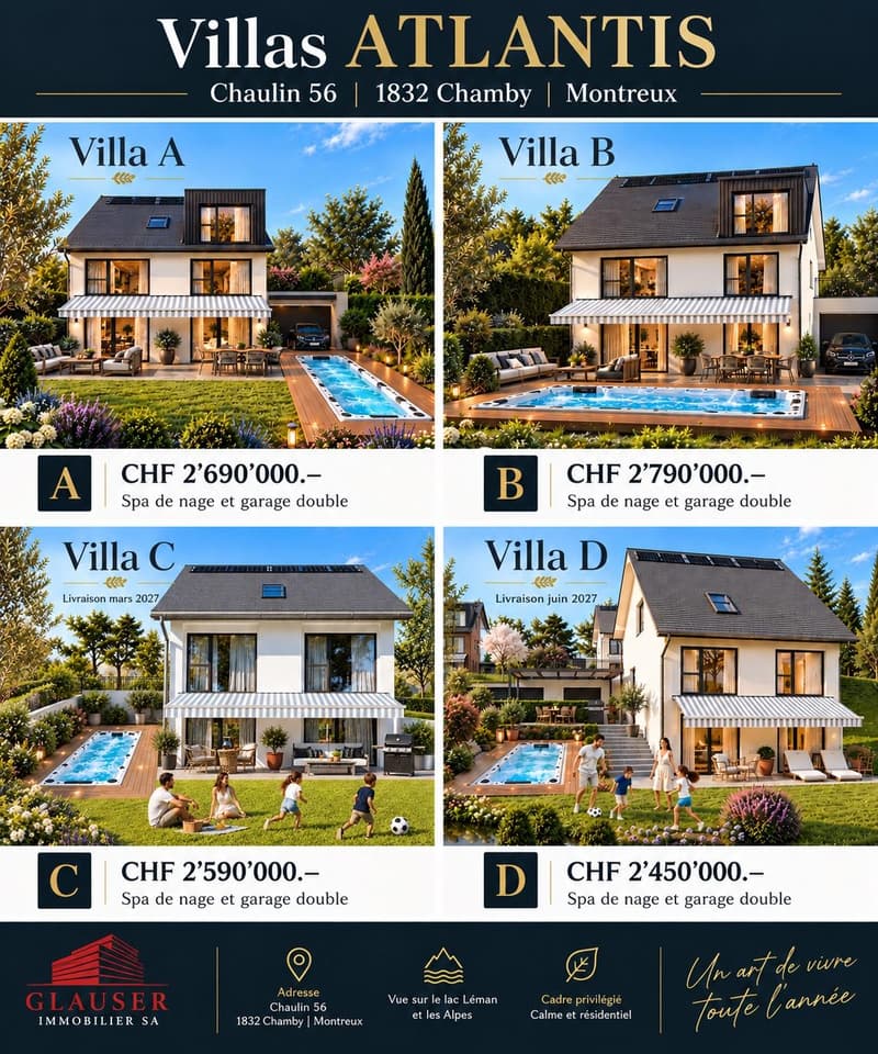 ATLANTIS | 4 villas individuelles d'exception | Chamby-Montreux (10)