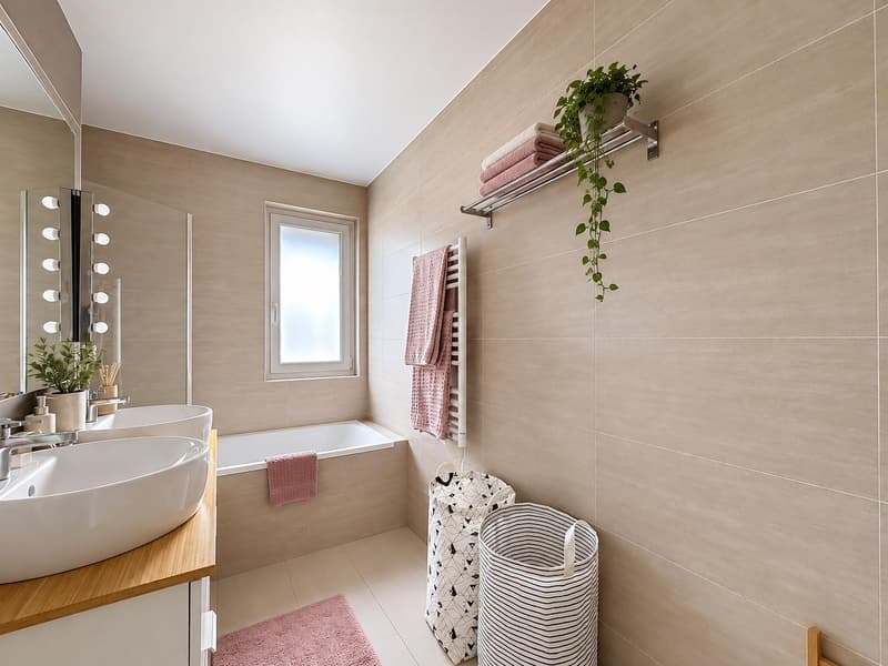 Salle de bain épurée