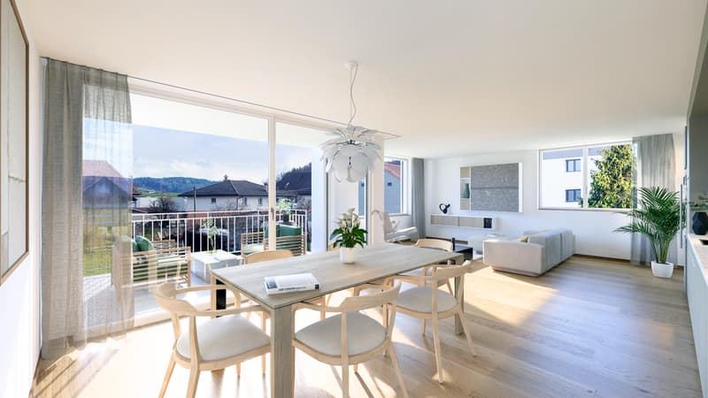 4,5 pièces neuf | Centre du village (4)
