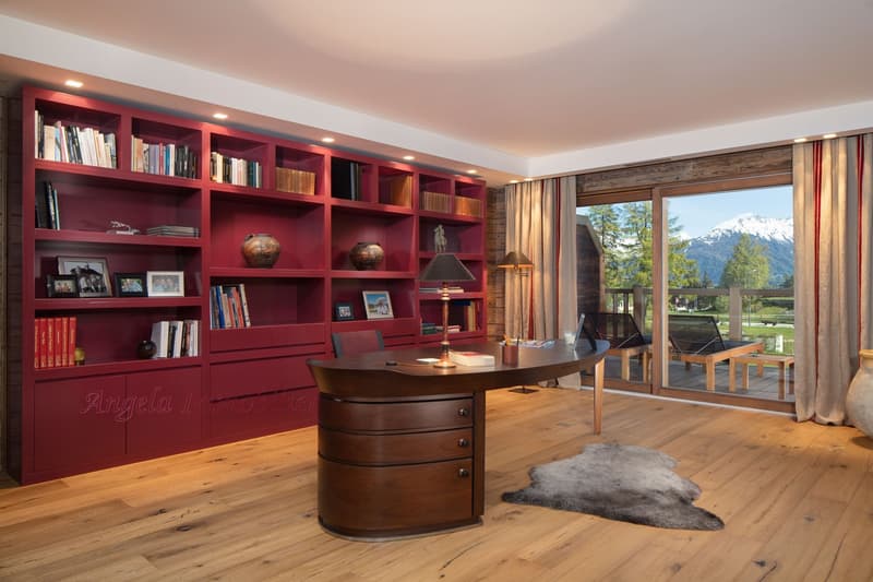 Stunning 4.5-Room Alpine Apartment with Pool & Panoramic Views in Lens (4)