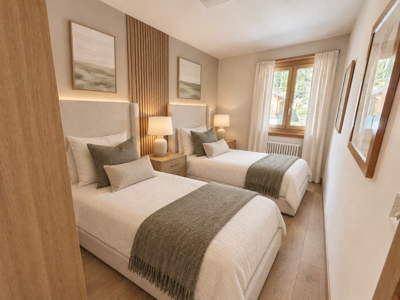 Top-floor apartment in the centre of Crans, 3 minutes’ walk from the ski lifts (12)