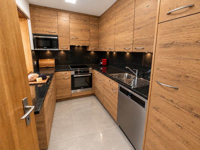 Top-floor apartment in the centre of Crans, 3 minutes’ walk from the ski lifts (7)