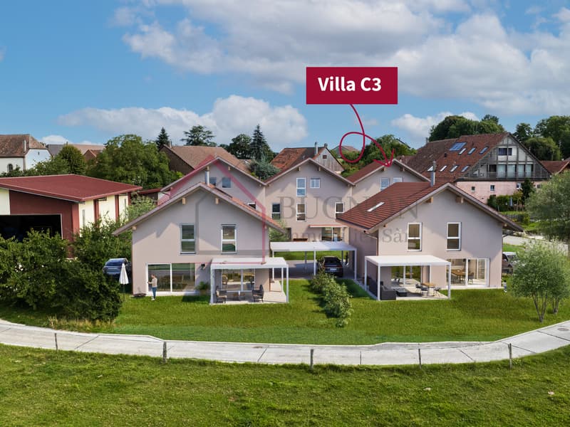 LES VILLAS DU GRAND PRÉ  Villa contiguë en PPE 4.5 pièces - Lot C3 (10)