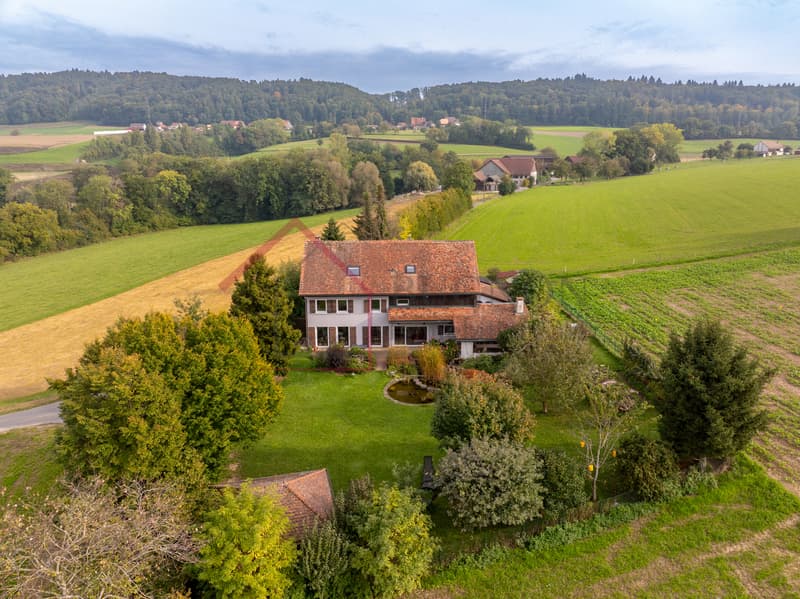 Ferme de caractère rénovée avec intimité totale à 5 mn de Payerne (1)