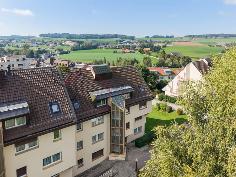 Spacieux 4.5pces avec ascenseur privatif - centre de Romont (13)