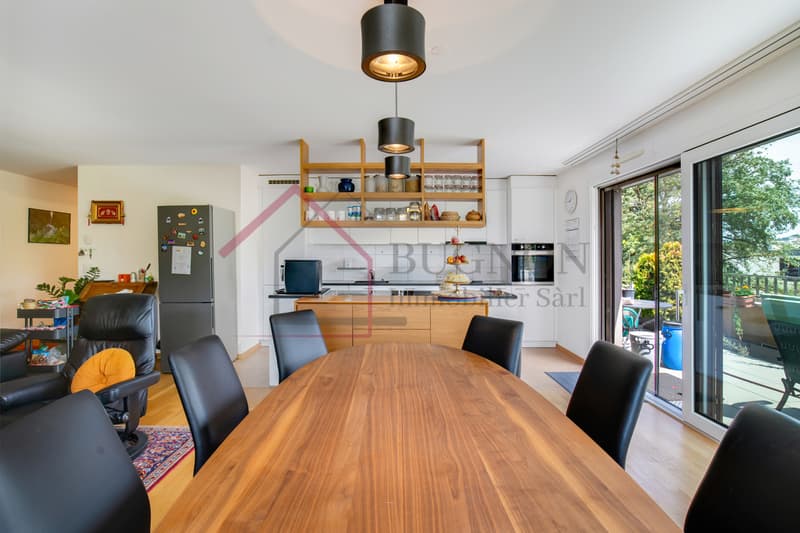 salle-à-manger et cuisine
