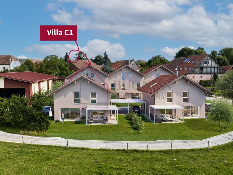 LES VILLAS DU GRAND PRÉ Villa mitoyenne de 4.5 pièces - Lot C1 (12)