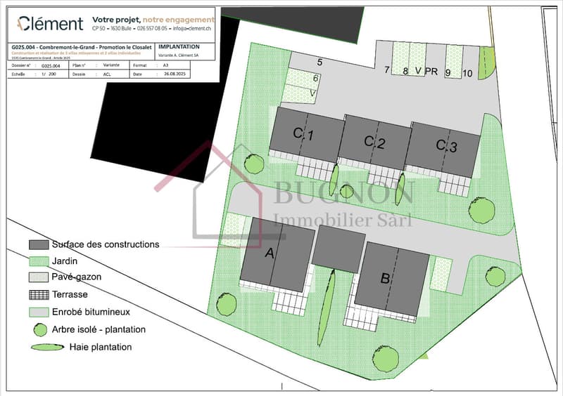 LES VILLAS DU GRAND PRÉ Villa mitoyenne de 4.5 pièces - Lot C1 (10)