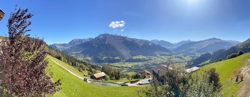 Charmant maison mitoyenne 4.5 pièces avec panorama montagnard à Falera (36)