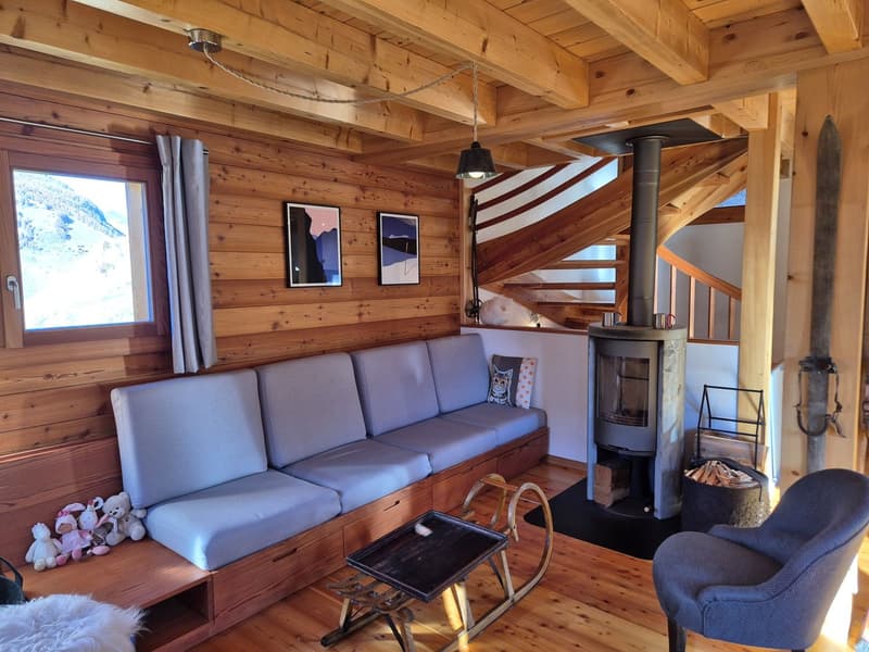 Chalet avec vue panoramique imprenable - Tranquillité - Ensoleillement - Résidence principale (12)
