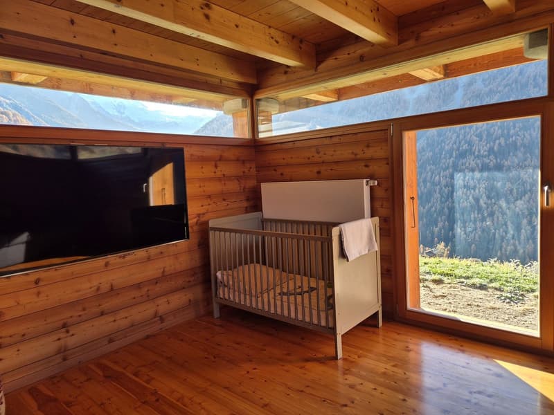Chalet avec vue panoramique imprenable - Tranquillité - Ensoleillement - Résidence principale (9)