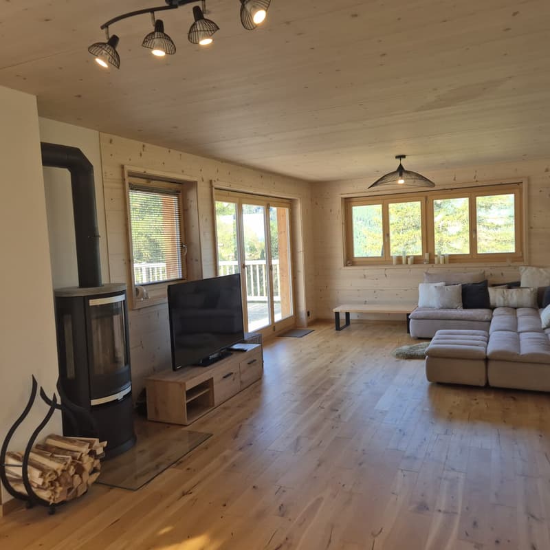 Chalet moderne – Vue panoramique exceptionnelle - 306 m2 - Villaz / Evolène (8)