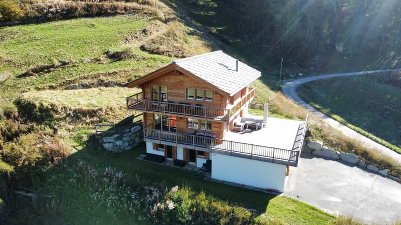 Chalet moderne – Vue panoramique exceptionnelle - 306 m2 - Villaz / Evolène (1)
