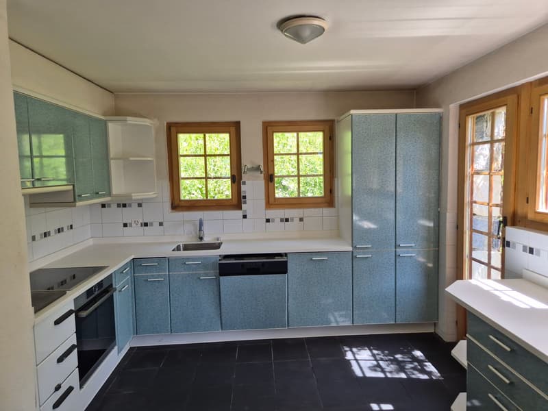 Chalet de caractère à Villa (Evolène) - Vue panoramique - Ensoleillement maximal (3)