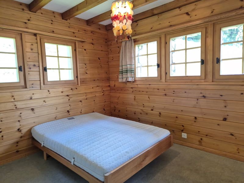 Chalet de caractère à Villa (Evolène) - Vue panoramique - Ensoleillement maximal (7)
