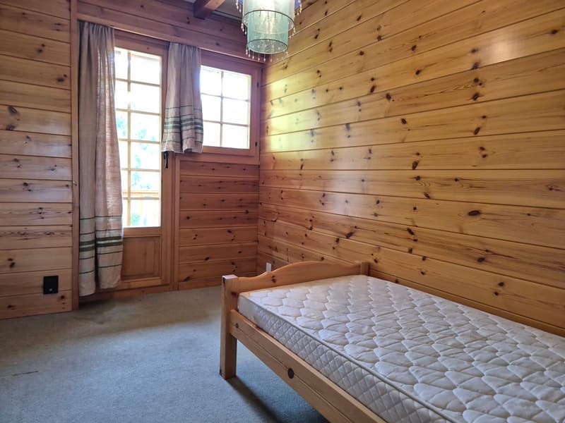 Chalet de caractère à Villa (Evolène) - Vue panoramique - Ensoleillement maximal (8)