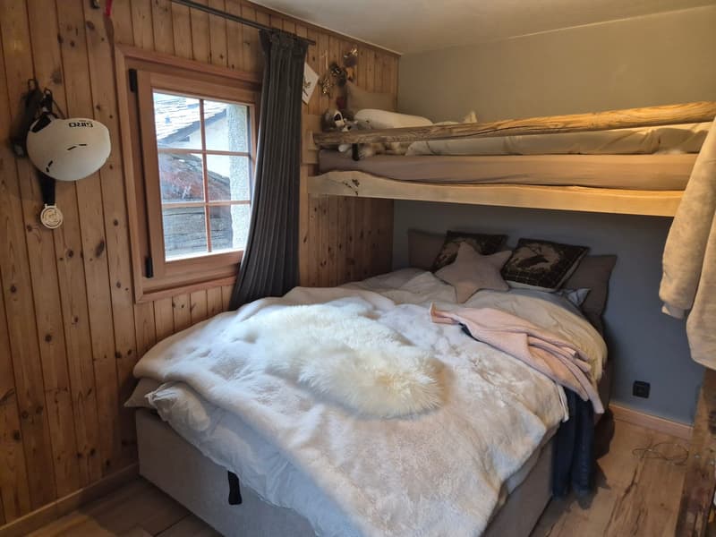 Appartement cosy dans maison villageoise authentique - Lannaz/Evolène - 70 m2 (11)