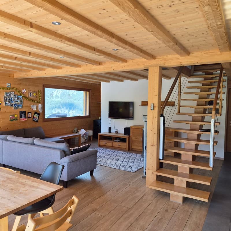 Magnifique chalet familial - La Forclaz – Vue panoramique et cadre alpin exceptionnel (8)