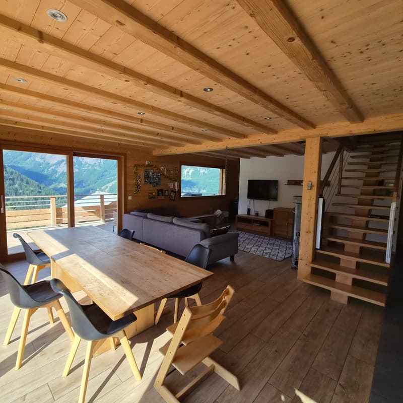 Magnifique chalet familial - La Forclaz – Vue panoramique et cadre alpin exceptionnel (7)